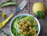 Dés de polenta au zeste de citron & herbes de Provence