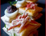 Mille-feuilles au surimi et philadelphia