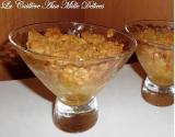 Crumble aux pommes ( "Apple crumble")