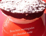 Bouchées meringuées au chocolat noité