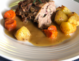 Rôti de veau au porto