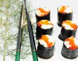 Makis œufs de saumon fenouil