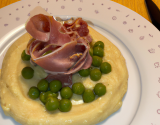 Purée de pois cassés jambon au porto