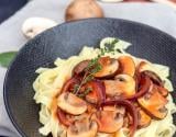 Tagliatelles aux champignons LOU façon Stroganoff