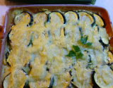 gratin de courgettes au parmesan