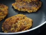 Galettes de quinoa aux légumes et aux œufs