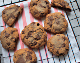 Cookies vergeoise/cassonade aux pépites de chocolat