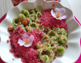 Quinoa en duo rose et vert