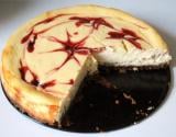 Cheesecake chocolat blanc et framboises