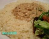 Paprikas de champignons et couscous israelien