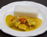 Mijoté de poisson au curry et lait de coco