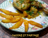 Cuisses de poulet et sauce clémentine et curry