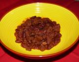 Chili con carne et grains de maïs