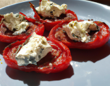 Tomates aux anchois et au chèvre