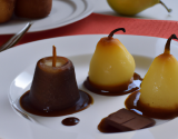 Moelleux tièdes et fondants aux poires et au chocolat