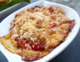 Crumble à la tomate et au chèvre