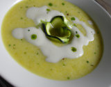 Velouté de courgette à la vache qui rit