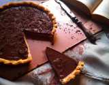 Tarte au chocolat amer