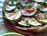 Tarte tatin de courgettes