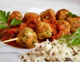 Boulettes de poulet, sauce au massalé pimenté de l'île Maurice