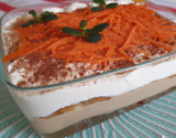 Tiramisu à la mousse de carottes