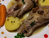 Filets de lapin à la normande