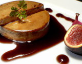 Foie gras à l'infusion de cabernet sauvignon