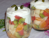 Verrine de fruits d'hiver