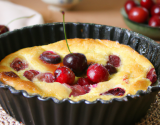 Clafoutis traditionnel aux cerises