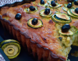 Gâteau de courgettes aux olives