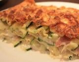 Lasagnes goûteuses : jambon, courgettes et camembert