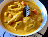 Curry de chapon au lait de coco