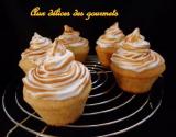 Cupcakes cœur citron meringués