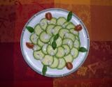 Carpaccio de courgettes inratable