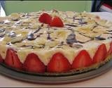 Gâteau aux fraises et crème Chiboust