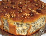 Cake aux chataignes et roquefort