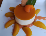 Bavarois aux abricots