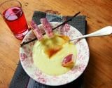 Purée de mon enfance et mouillettes de jambon