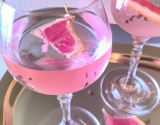 Pink gin