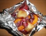 Papillote de fruits d'été au barbecue