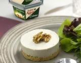 Cheesecake à la crème de Saint Agur et aux éclats de poire et noix