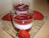 Panna cotta fraise et coco