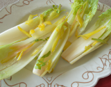 Endives verte à la fourme d'Ambert, salade