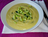 Velouté de haricots beurre à la courgette Thermomix