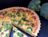 Quiche aux brocolis et carré frais