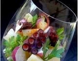 Verrine de salade de poulpe