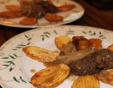 Sauté de bœuf au cidre fermier accompagné de ses chips