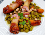 Pieds de porc aux pois chiches et chorizo