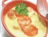 Crème de crevettes en cocotte