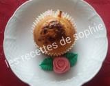 Muffins rhum, noisette, pépites de chocolat